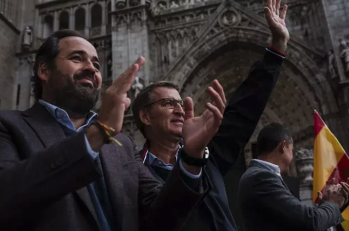Alberto Núñez Feijóo en acto en Toledo