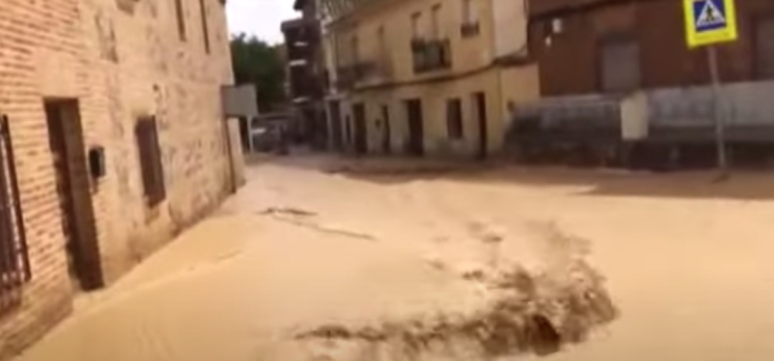 Azucaica (Toledo) inundado