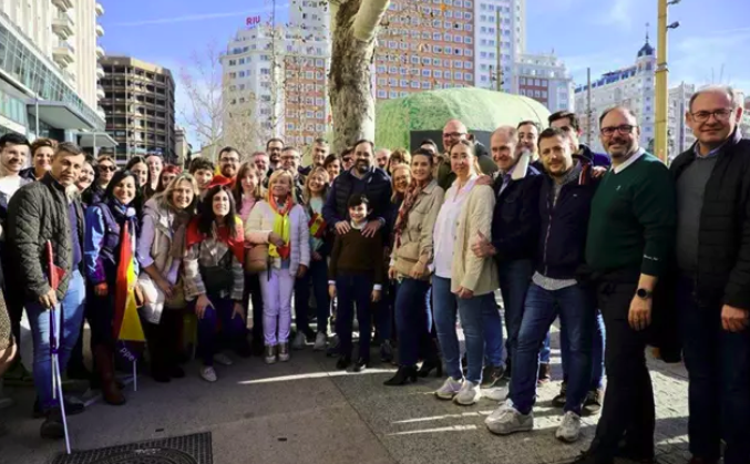 PP de Castilla-La Mancha sale a la calle en Madrid para protestar contra la amnistía y las 