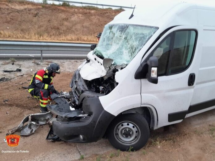 Accidente CM-42 a la altura de Nambroca