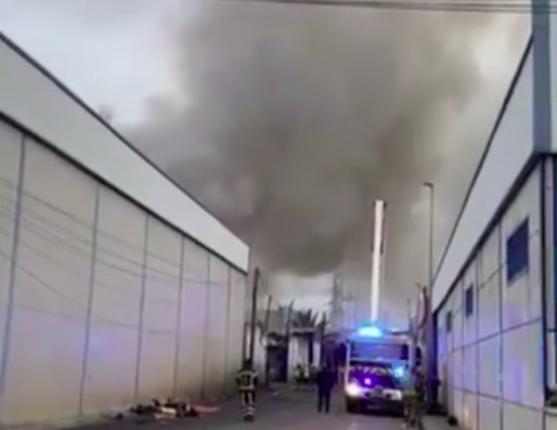 Incendio en chatarrería de Pepino