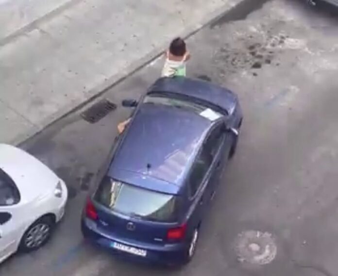 Pelea parking Talavera de la Reina
