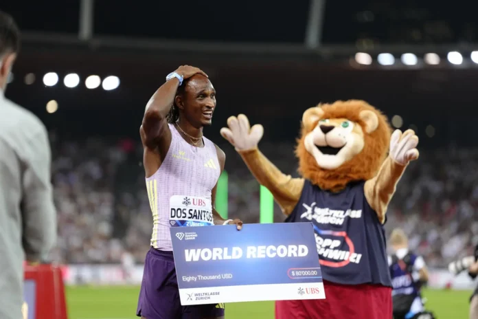 Atletismo.- Dos Santos y Russell baten los récords del mundo de 400 y 100 metros vallas en Zúrich