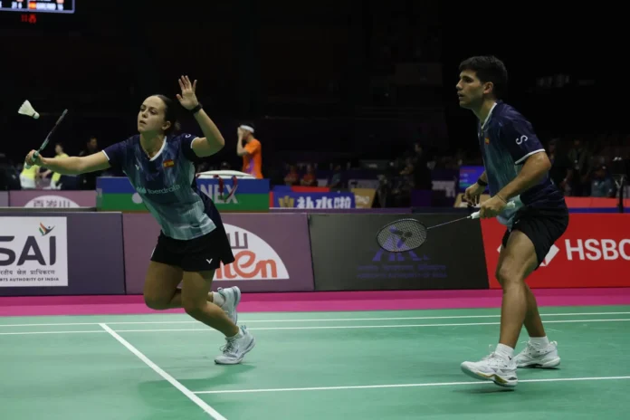 Bádminton.- Rubén García y Lucía Rodríguez debutan con victoria en el Mundial de Nueva Delhi y avanzan a dieciseisavos