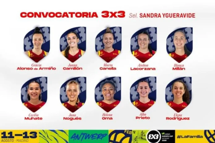 Baloncesto.- Sandra Ygueravide ofrece la lista de la selección 3x3 para las Women's Series Sea Breeze
