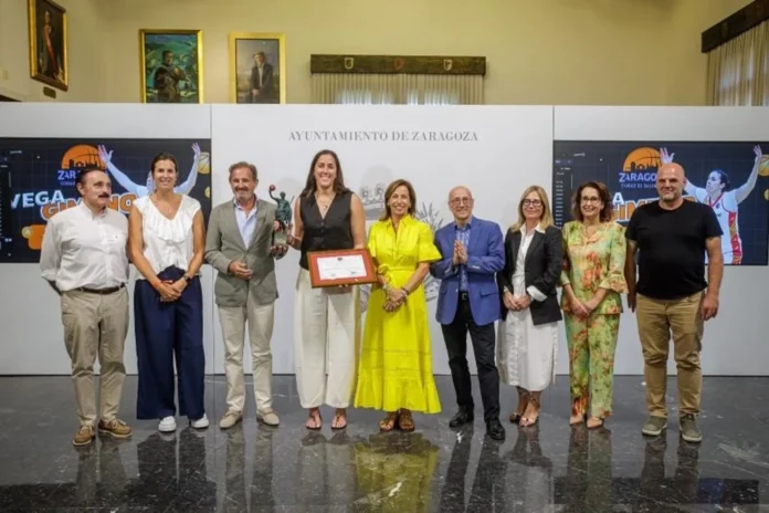 Baloncesto.- Vega Gimeno, distinguida como 'Embajadora de Zaragoza, Ciudad de Baloncesto'