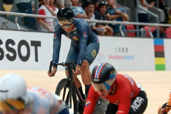 Ciclismo.- Eva Anguela finaliza sexta en scratch en el estreno del Mundial de Pista de Shanghái