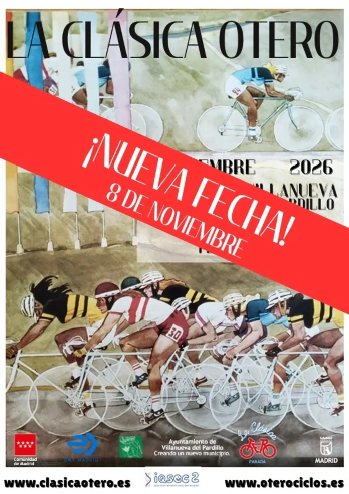 Ciclismo.- La VIII Clásica Otero en Villanueva del Pardillo se celebra el 8 de noviembre