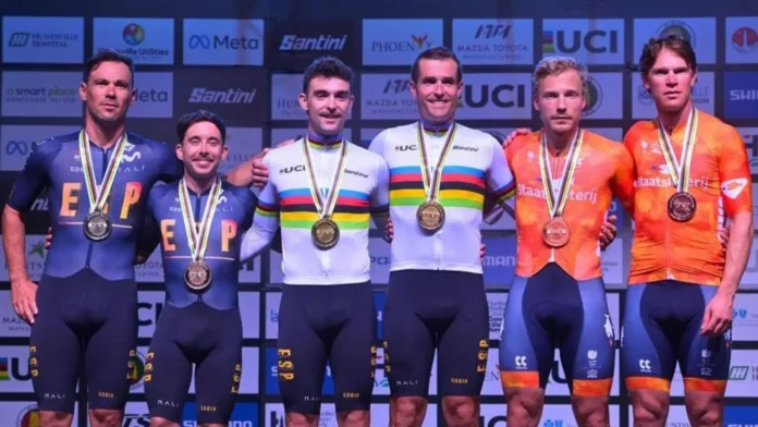 Ciclismo.- Los tándems de Arriortua-Aristi y Sansó-Teruel logran un doblete histórico en el Mundial de Huntsville