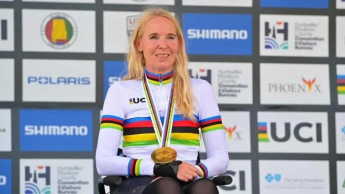 Ciclismo.- Manuela Vos reedita su oro en la prueba en ruta H1 de los Mundiales de Ciclismo Paralímpico