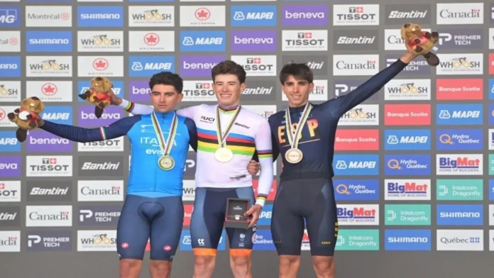 Ciclismo/Mundial.- El español Héctor Álvarez se cuelga un bronce en la contrarreloj Sub-23 del Mundial