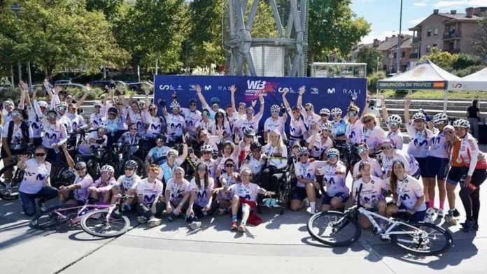 Ciclismo.- Villanueva del Pardillo reúne a 200 ciclistas en la Marcha Women in Bike