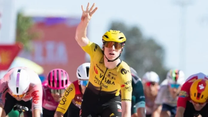 Ciclismo/Vuelta.- Brennan reina de nuevo al esprint en La Vuelta y firma su 'póker'