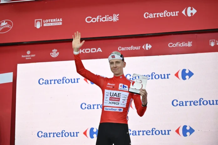 Ciclismo/Vuelta.- Tadej Pogacar: "Gané esas centésimas al pasar por delante de mi casa"