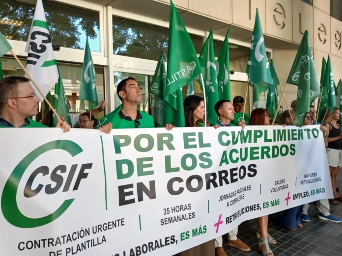 CSIF C-LM se moviliza por la falta de personal, precariedad crónica y el incumplimiento del Acuerdo Marco en Correos