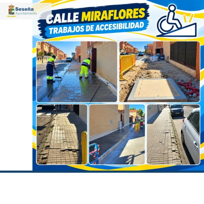 ♿ ACTUACIONES DE MEJORA DE LA ACCESIBILIDAD EN DIFERENTES CALLES DE SESEÑA ♿