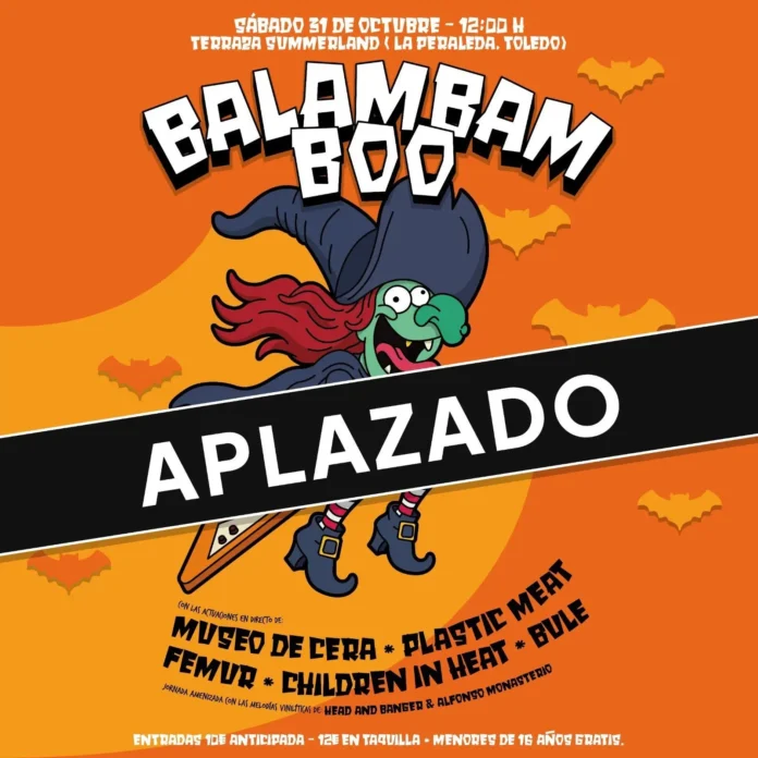El Balambam Boo Fest aplaza su edición de este año en Toledo debido al siniestro ferroviario