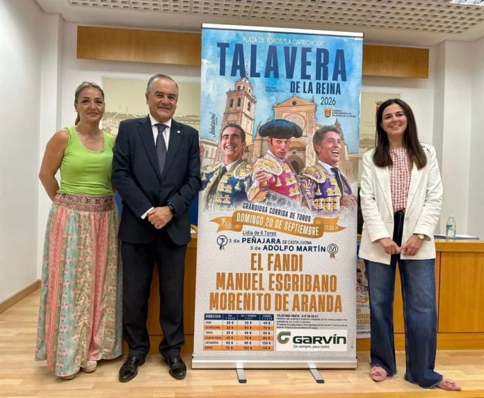 El Fandi, Manuel Escribano y Morenito de Aranda torearán en Talavera por las Ferias de San Mateo