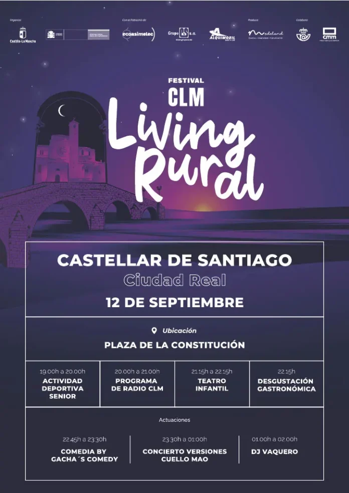 El Festival CLM Living Rural hace su última parada en Castellar de Santiago con actividades para todos los públicos