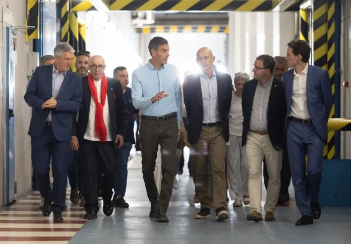 El presidente del Gobierno visita el proyecto Noblejas Industrial, en Noblejas (Toledo)