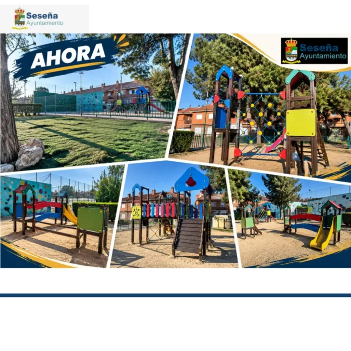🛝🌳 SEGUIMOS MEJORANDO LOS PARQUES INFANTILES DE SESEÑA 🌳🛝