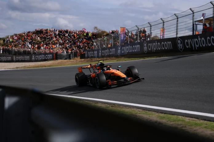 Fórmula 1/GP Países Bajos.- CORR. El inglés Lando Norris logra la 'pole' de Zandvoort bajo el chispeo final
