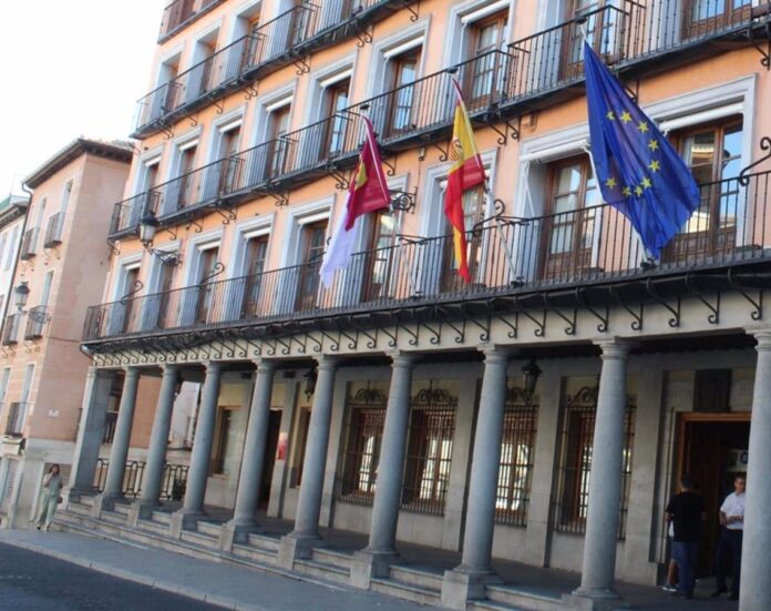 Edificio de la Delegación de Gobierno en Toledo antes de las obras