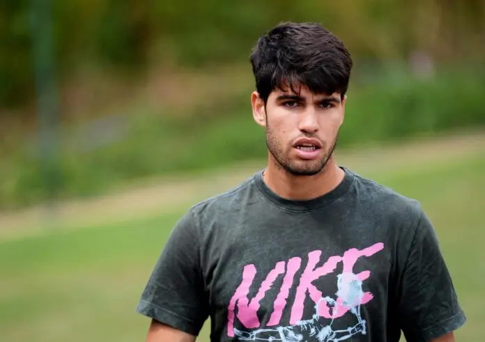 Tenis.- El tenista español Carlos Alcaraz será baja en Shanghái por