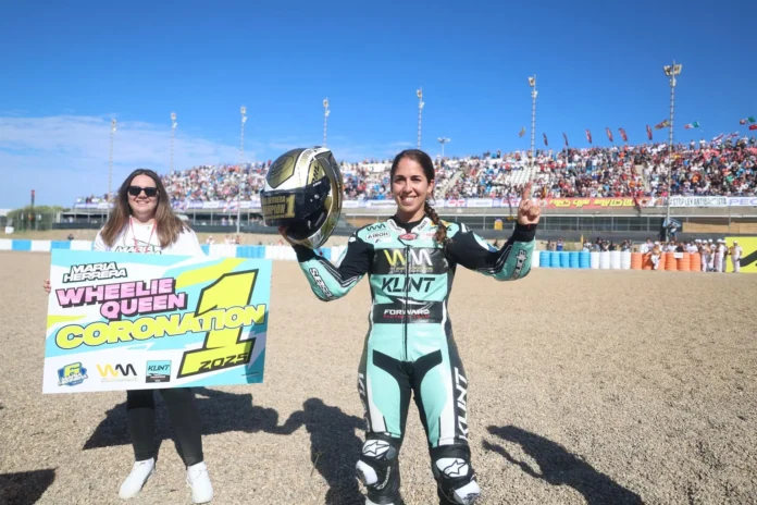 Motociclismo.- La española María Herrera, campeona del Mundial Femenino de Motociclismo