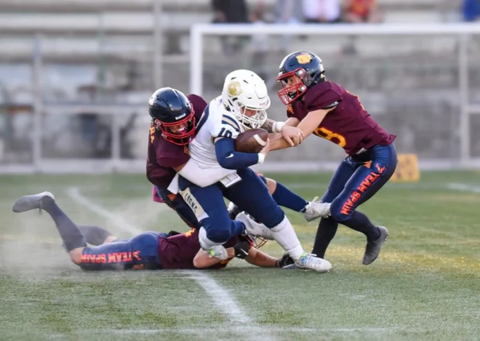 Varios.- CORR. La selección femenina de fútbol americano gana a Gran Bretaña y mantiene sus opciones de título europeo