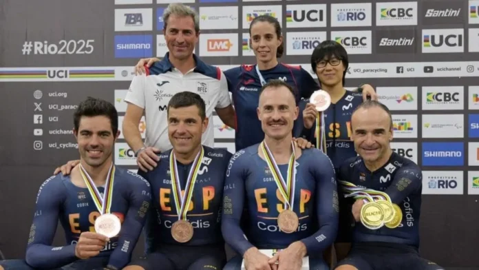 Ciclismo.- Ricardo Ten cierra con una plata el Mundial Paralímpico de Ciclismo en Pista y España con 9 medallas