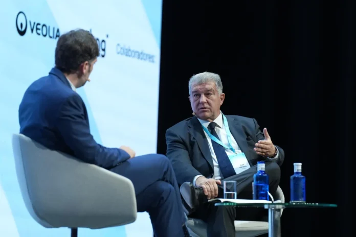 Fútbol.- Laporta sobre jugar con equipos de Israel en competiciones deportivas: