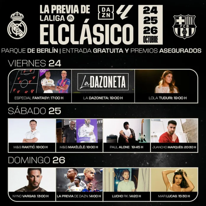 Fútbol.- LaLiga y DAZN celebran la experiencia 'La previa de el Clásico' con leyendas como Rakitic y Makélélé