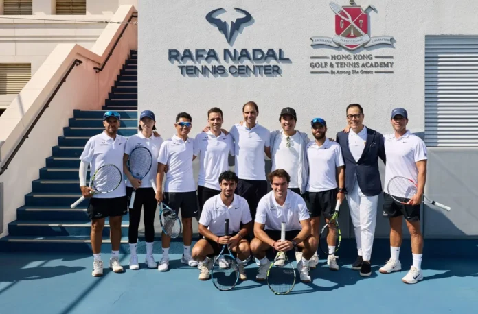 Tenis.- Rafa Nadal visita por primera vez el Rafa Nadal Tennis Center de Hong Kong