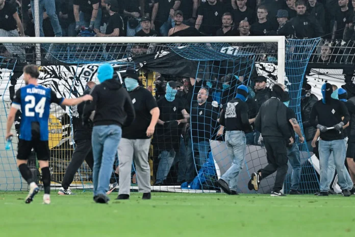 Fútbol.- 35 agentes de policía resultan heridos en los disturbios ocurridos durante un partido de la Copa de Alemania