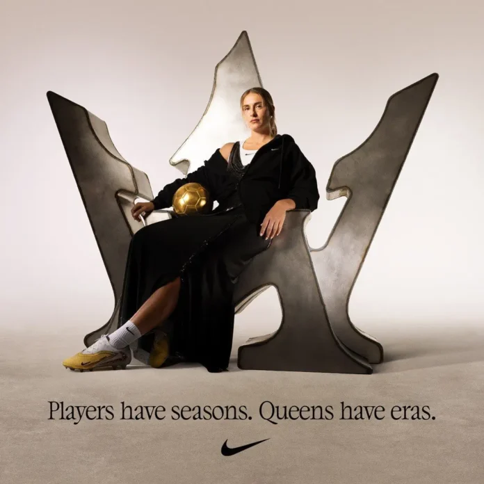 Fútbol.- Alexia Putellas y Nike celebran el tercer Balón de Oro con una edición dorada de sus botas