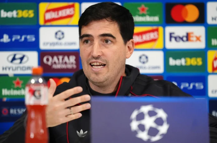 Fútbol/Champions.- Andoni Iraola: "Es un partido especial, Iñigo Pérez es mi amigo"