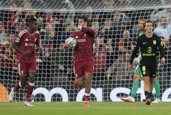 Fútbol/Champions.- Crónica del Liverpool - Atlético de Madrid: 2-1