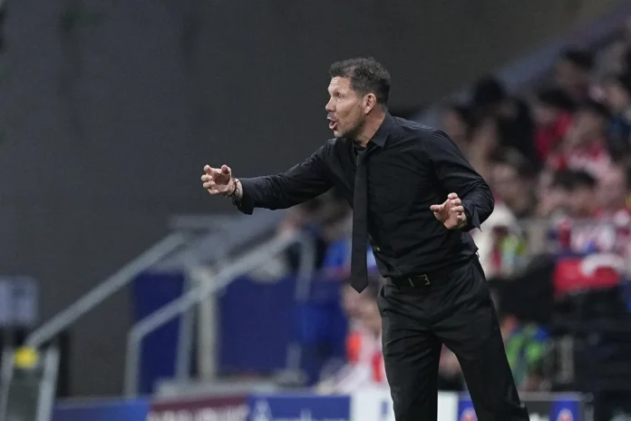Fútbol/Champions.- Diego Pablo Simeone: "Hasta la expulsión, el partido estaba controlado"