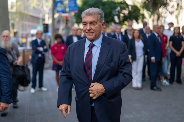 Fútbol/Champions.- Joan Laporta: "El PSG-Barça es el mejor partido que se puede jugar en Europa"