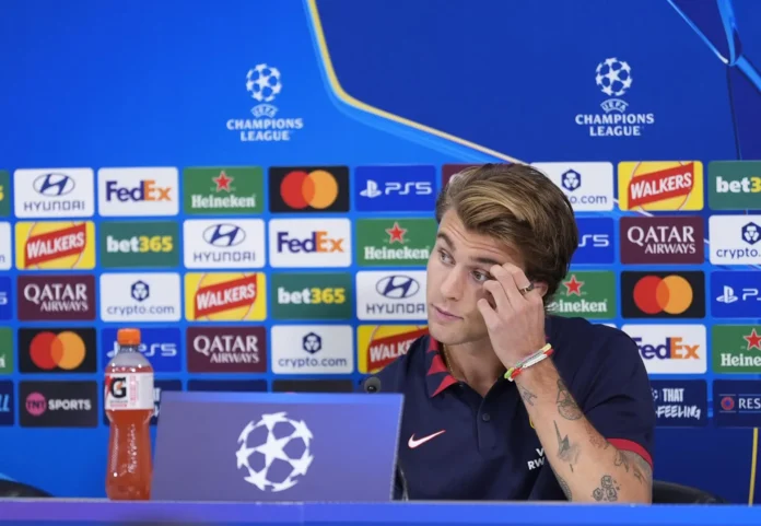 Fútbol/Champions.- Pablo Barrios: "Más que complicado, es un arranque ilusionante de Champions"