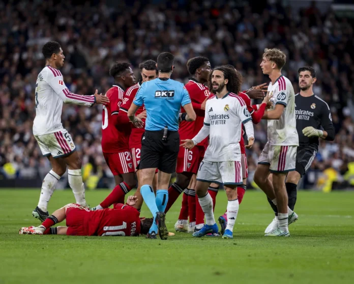 Fútbol.- El Sevilla FC pide a LaLiga depurar "responsabilidades" por el "trato desigual" en el duelo ante el Real Madrid
