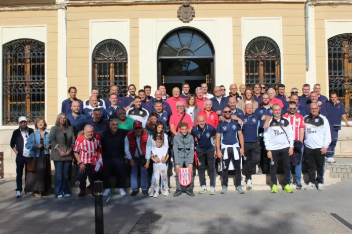 Fútbol entre los veteranos del Quintanar y los del Athletic Club de Bilbao