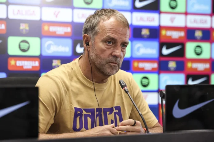Fútbol.- Hansi Flick: "No me preocupa que no haya llegado un '9'"