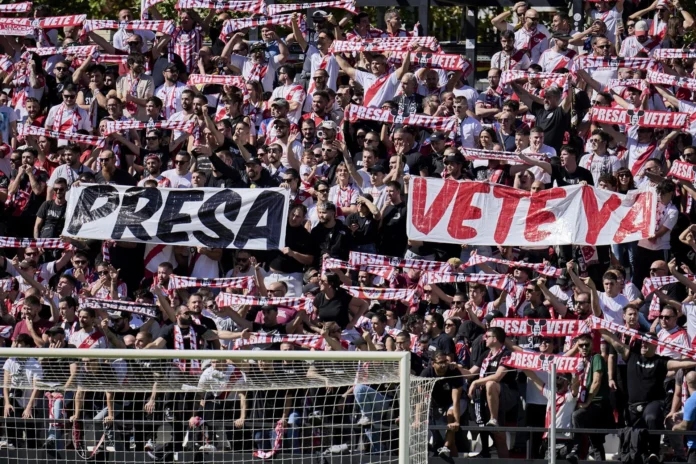 Fútbol.- La Comunidad pide "tranquilidad" a la afición del Rayo y afirma que tendrán "un estadio a la altura del equipo"