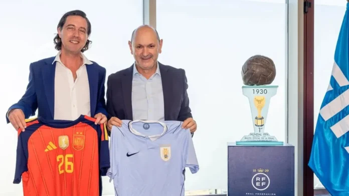 Fútbol.- La RFEF y la Asociación Uruguaya firman un acuerdo de colaboración para el Mundial 2030