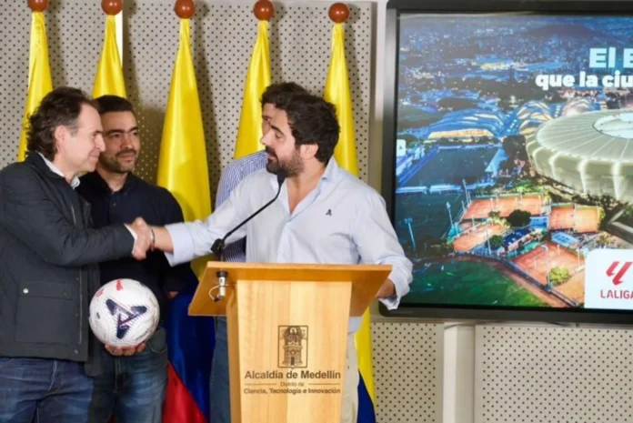 Fútbol.- LaLiga acompañará el proyecto de transformación del Atanasio Girardot tras su acuerdo con Alcaldía de Medellín