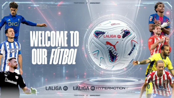 Fútbol.- LaLiga anuncia el lema 'Welcome to our Fútbol' y el balón oficial para esta temporada 2026-27