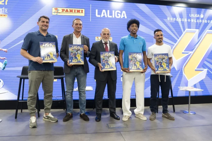 Fútbol.- LaLiga se hace "más fuerte y mejor" con el álbum oficial de Panini de la temporada 26-27
