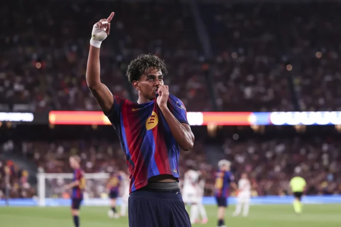 Fútbol.- Lamine Yamal: "Los goles no nos están faltando, estoy muy contento con la plantilla que tenemos"